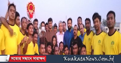 ঝিনাইদহে অনুষ্ঠিত হয়েছে মাদক বিরোধী প্রীতি ফুটবল ম্যাচ