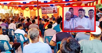 শার্শার ডুবপাড়া এলাকায় চেয়ারম্যান প্রার্থী মফিজের পথসভা
