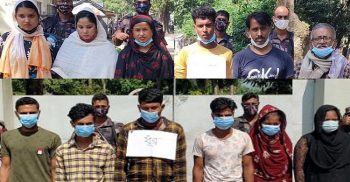 অবৈধ ভাবে পারাপারকালে মহেশপুর সীমান্ত থেকে বিজিবর হাতে আটক ১৩