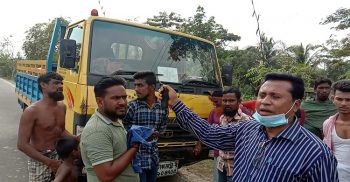 কলাপাড়ায় ট্রাক চাঁপায় ব্যাক্তির মৃত্যু