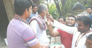 শার্শার পুটখালী ইউপি নির্বাচনে প্রার্থী নাসিরের গণসংযোগ