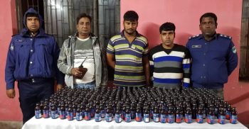 শার্শায় ভারতীয় ফেনসিডিলসহ গ্রেপ্তার ২