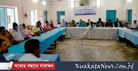 বরগুনার আমতলী উপজেলায় আইনশৃঙ্খলা বিষয়ক মাসিক সভা