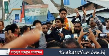 আমতলী উপজেলায় সদ্য কারামুক্ত যুবলীগ সভাপতির মোনাজাত