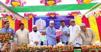ঝিনাইদহে জাহেদী ফাউন্ডেশনের অর্থায়নে মসজিদের ভিত্তিপ্রস্তর উদ্বোধন