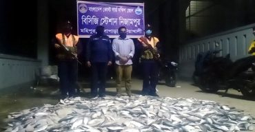 কলাপাড়ায় ১ হাজার ৬ শ’ কেজি ঝাটকা জব্দ