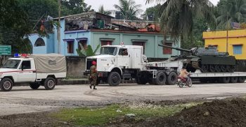 মহান মুক্তিযুদ্ধে ভারতীয় সেনাবাহিনীর ব্যবহৃত ট্যাংক এখন ঢাকার পথে