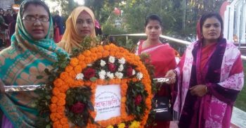 মৌলভীবাজারে তৃণমূল নারী উদ্যোক্তা সোসাইটি‘র র‌্যালী ও শহীদ মিনারে পুষ্পস্তবক