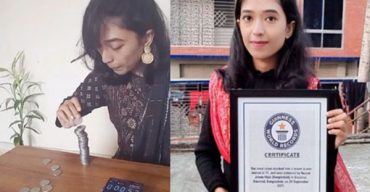 গিনেস বুকে নাম লেখালেন বাংলাদেশের মেয়ে নিপা