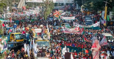 বঙ্গবন্ধুর স্বপ্নের সোনার বাংলা গড়ার প্রত্যায় বিজয় শোভাযাত্রা