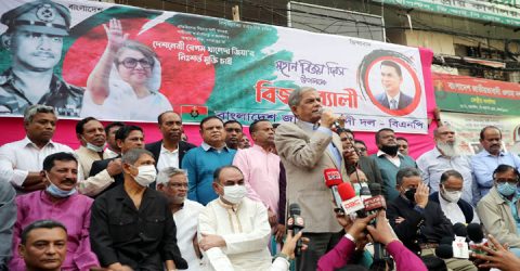 আমরা সবাই অত্যন্ত ভারাক্রান্ত হৃদয়ে শোভাযাত্রায় অংশ নিয়েছি: ফখরুল