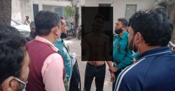 প্রেসক্লাবের সামনে নিজের গায়ে আগুন দিল যুবক