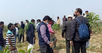ক্ষতিগ্রস্থ সেই তরমুজ ক্ষেত পরিদর্শন করলেন তদন্ত কমিটি