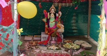 দশমিনায় মন্দিরে ও বিদ্যালয়ে সরস্বতী পূজা উদযাপিত