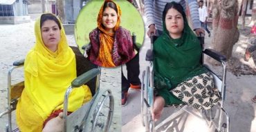 হাত না থাকায় পা দিয়ে লিখেই জিপিএ-৫ অর্জন