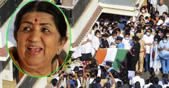 শেষযাত্রায় লতা মঙ্গেশকর, শিবাজি পার্কে ভক্তদের ঢল