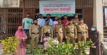 জাতির পিতার জন্মবার্ষিকী উপলক্ষে ১০২টি গাছের চারা রোপণ