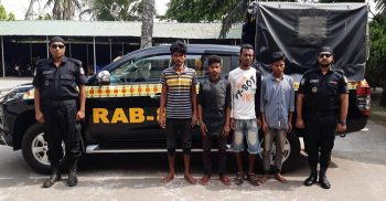 ডাসারের ৬ষ্ঠশ্রেনীর স্কুল ছাত্রী গনধর্ষণ, ৪ আসামি র‌্যাবের হাতে আটক