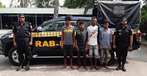 ডাসারের ৬ষ্ঠশ্রেনীর স্কুল ছাত্রী গনধর্ষণ, ৪ আসামি র‌্যাবের হাতে আটক