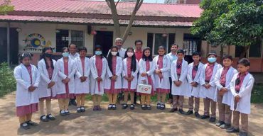 ঘাটাইলের উইজডম ভ্যালি স্কুলে ক্ষুদে ডাক্তার প্রশিক্ষণ