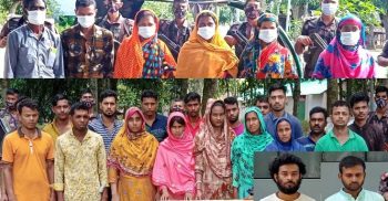 মহেশপুর সীমান্ত থেকে নারী ও শিশুসহ ২৯ জন আটক