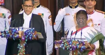 শপথ নিলেন দ্রৌপদী মুর্মু, ক্ষুদ্র নৃ-গোষ্ঠী থেকে প্রথম প্রেসিডেন্ট পেলো ভারত