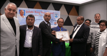 গান্ধী নোবেল পিস অ্যাওয়ার্ড ২০২২ পেলেন সাংবাদিক শেখ মহিতুর রহমান বাবলু