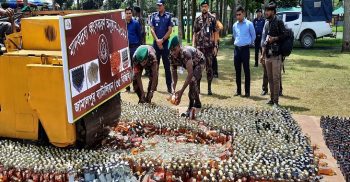 জামালপুরে ৬ কোটি টাকার মাদকদ্রব্য ধ্বংস করল বিজিবি