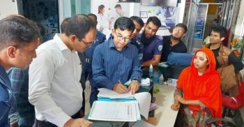 মতলবে নুসরাত ডায়াগনস্টিক হাসপাতাল সিলগালা