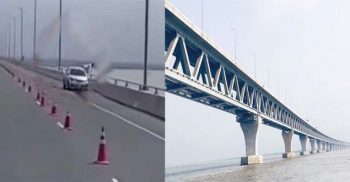বঙ্গবন্ধুর সমাধিতে ফুল দিতে না পেরে পদ্মা সেতু থেকে ঝাঁপ