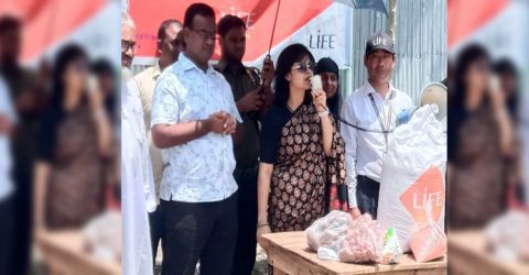রংপুরের মিঠাপুুকুর উপজেলায় ‘বিজিএস’র উদ্যোগে খাদ্য সামগ্রী বিতরণ