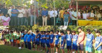 গলাচিপা সরকারি মডেল মাধ্যমিক বিদ্যালয়ের আন্তঃ ফুটবল টুর্ণামেন্ট উদ্বোধন