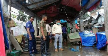 পটুয়াখালীর দশমিনায় অবৈধ স্থপনা উচ্ছেদ অভিযান