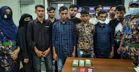 কক্সবাজার বিমানবন্দর থেকে নারীসহ ১১ রোহিঙ্গা আটক