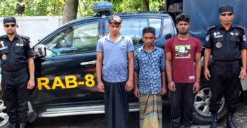 শরীয়তপুর থেকে ২৬ কেজি গাঁজাসহ ৩ মাদক ব্যবসায়ী গ্রেফতার