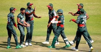 ব্যর্থ সফরের শেষ ম্যাচে সান্ত্বনার জয় টাইগারদের