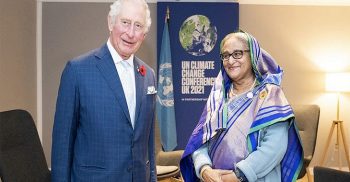 প্রধানমন্ত্রী শেখ হাসিনাকে ব্রিটিশ রাজা চার্লসের টেলিফোন