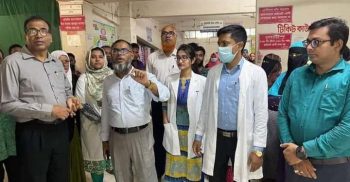 দশমিনা স্বাস্থ্য কমপ্লেক্স পরিদর্শনে অতিরিক্ত সচিব