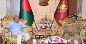 রাষ্ট্রপতির সঙ্গে বিদায়ী পুলিশ মহাপরিদর্শকের সাক্ষাৎ