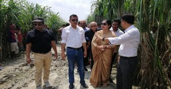 দর্শনায় কেরু কোম্পানি পরিদর্শনে শিল্প সচিব