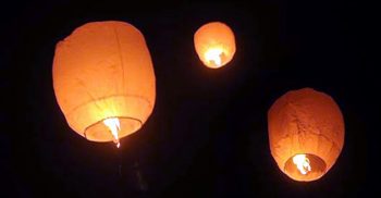 প্রবারনা উৎসব রাতের আকাশে উড়বে বর্নিল রঙ বে-রঙের ফানুস