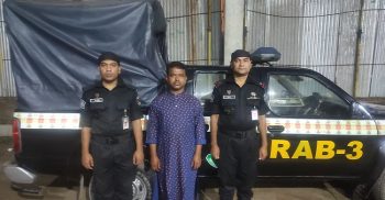 র‌্যাব-৩ এর অভিযানে খিলগাঁওয়ে এক মাদক ব্যবসায়ী গ্রেফতার