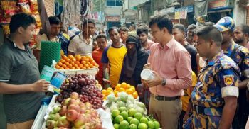 বরিশালে ভোক্তা অধিকারের অভিযানে ৬টি ব্যবসা প্রতিষ্ঠানকে ৫৭ হাজার টাকা জরিমানা