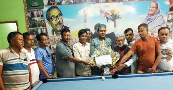 মীর সোহেল আলীকে ফতুল্লা রিপোর্টার্স ইউনিটির পক্ষ থেকে ফুলেল শুভেচ্ছা