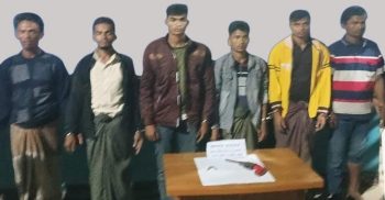 রোহিঙ্গা ক্যাম্প থেকে অস্ত্র ও গুলিসহ ৬ আরসা সদস্য আটক