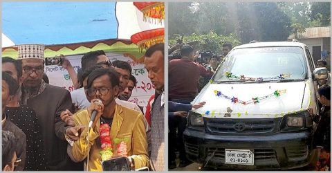 উপহারের গাড়িটি গরিবদের চিকিৎসায় ব্যবহৃত হবে: হিরো আলম