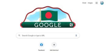 গুগল ডুডলে বাংলাদেশের স্বাধীনতা দিবস