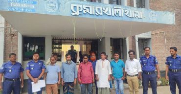 কুষ্টিয়ার কুমারখালীতে বিএনপির ৭ নেতাকর্মীকে কারাগারে