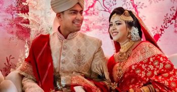 আড়াই বছরের পরিচিত মানুষকে বিয়ে করলেন ঐশী