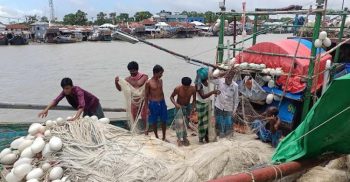 নতুন আশায় ইলিশ শিকারে সমুদ্রে যাত্রা করেছে জেলেরা